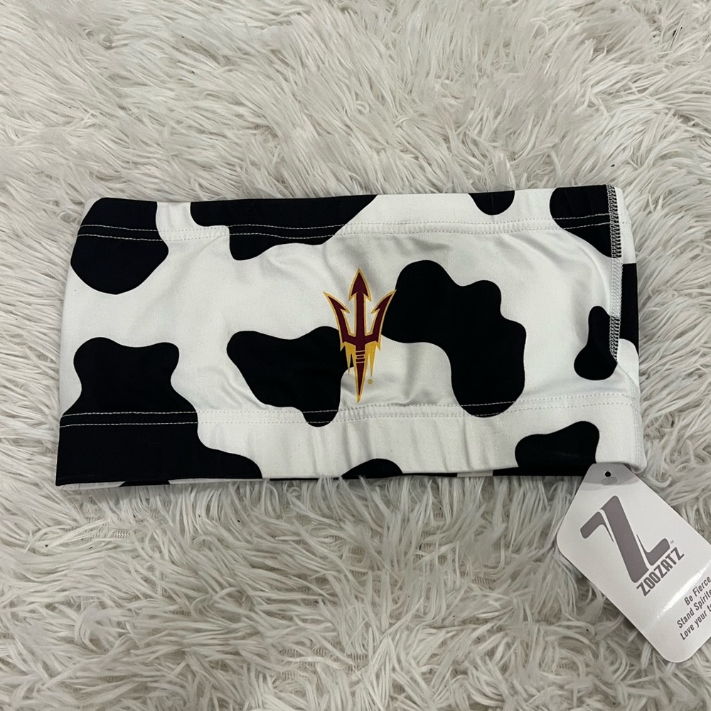 NWT Arizona State University Fork Bandeau Top
